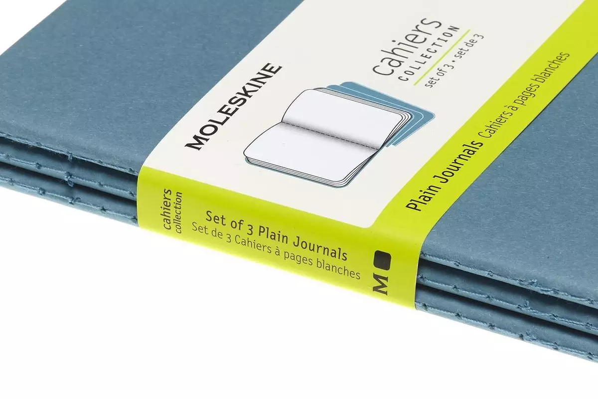 Een Moleskine Cahier Plain Notebook Pocket Reef Blue koop je bij Moleskine.nl